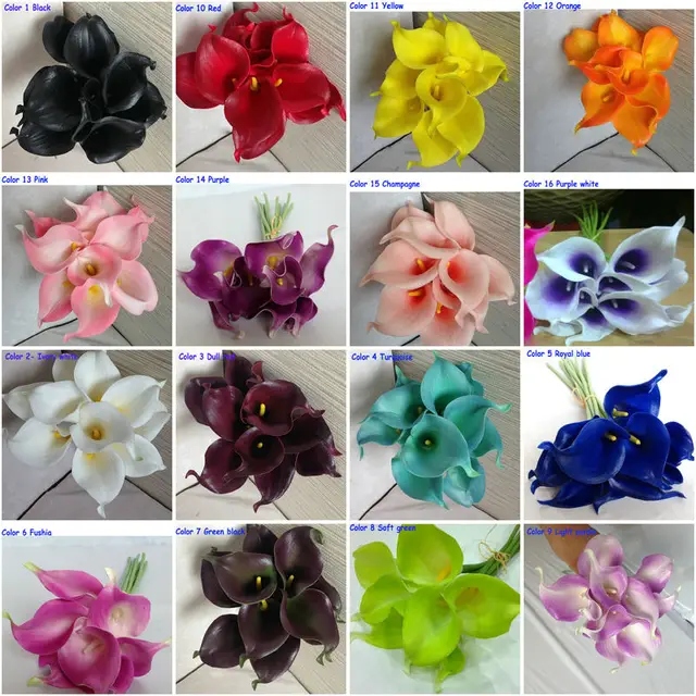 Fast Ems Artificial Pu Calla Lily Flower For Wedding Centerpieces Fast Ems Artificial Pu Calla Lily Flower For Wedding Centerpieces Flowers Home Decoration