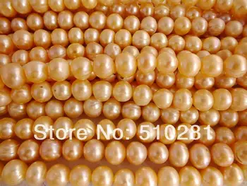 

Free Shipping!!! 11-12mm Loose Pearl, natural Freshwater Potato Pearl, 15" per strand LK-1105