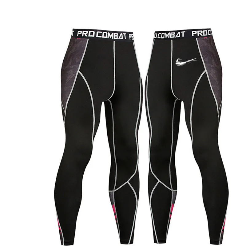 

Men's compression tight leggings, running, men's fitness pants, high stretch quick dry pants, exercise, Crossfit