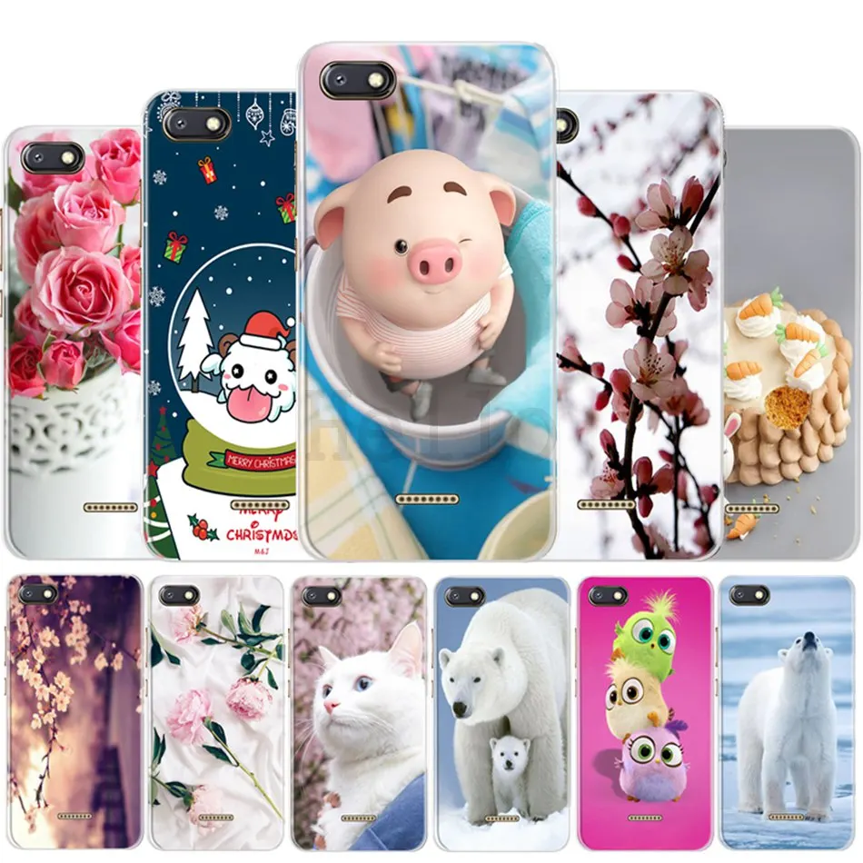 Модный ТПУ чехол для xiaomi redmi 6a Xiaomi redmi6a мягкий силиконовый телефона a6 чехлы задняя