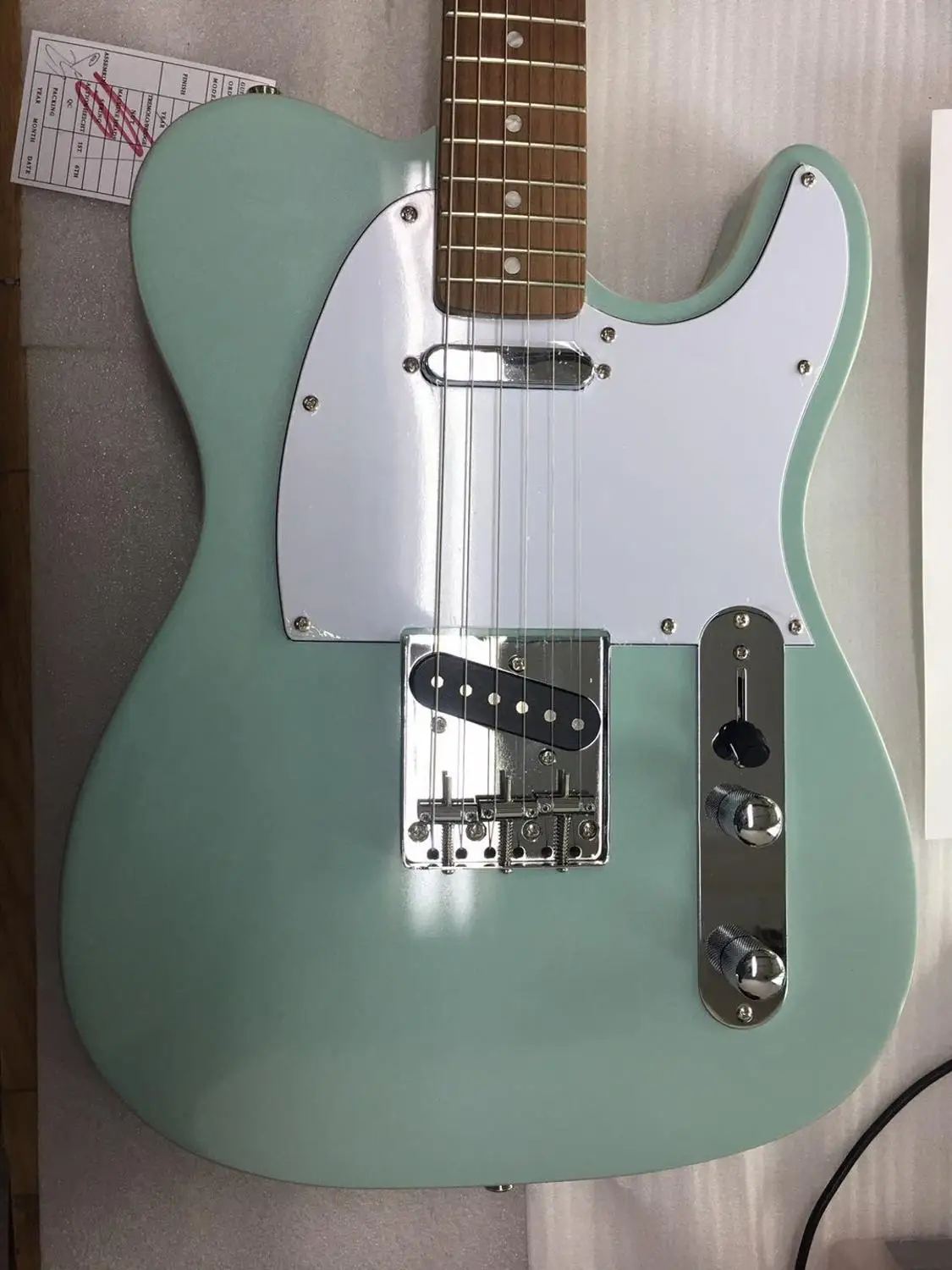

free shipping Tokai TTE electric guitar with soft gig bag seafoam solid body electric guitar