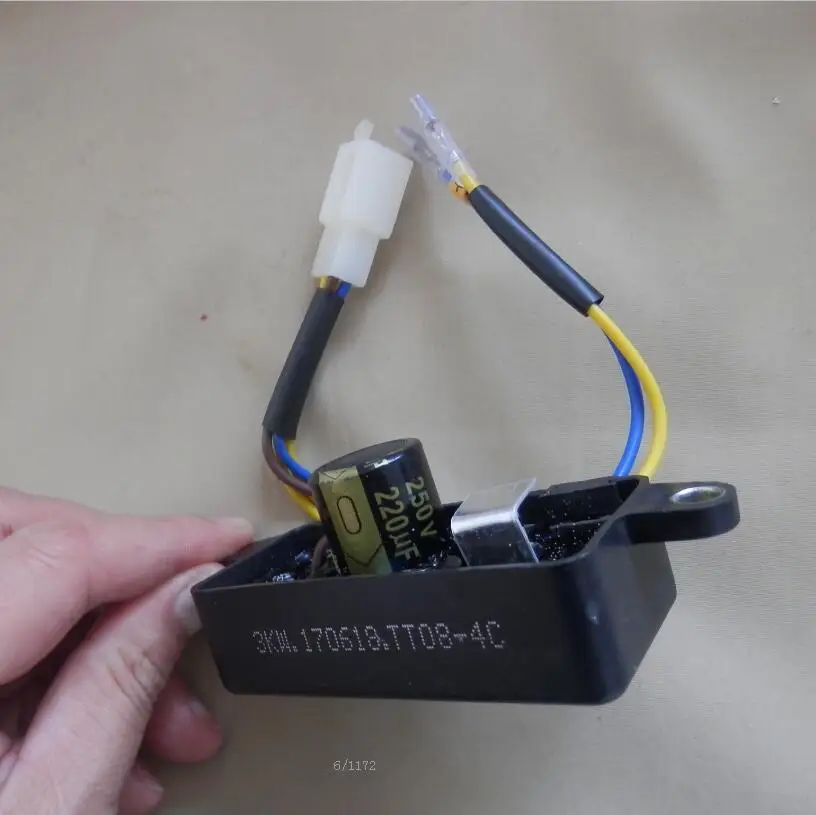 3KW 2KW 250V 220UF SQURE AVR 6 WIRES 2