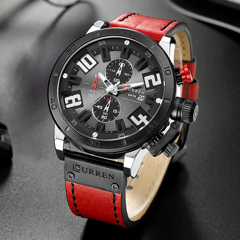 2019 CURREN كرونوغراف للرجال ساعات الأعلى العلامة التجارية الفاخرة الأزياء كوارتز ساعة معصم رجل الرياضة في الهواء الطلق الجيش ساعة Relogio Masculino 2019 CURREN كرونوغراف للرجال ساعات الأعلى العلامة التجارية الفاخرة الأزياء كوارتز ساعة معصم رجل الرياضة في الهواء الطلق الجيش ساعة Relogio Masculino