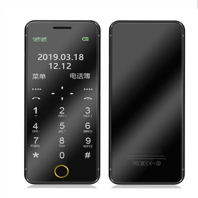 Оригинальный телефон Ulcool V66 мини ультратонких карты металлический корпус
