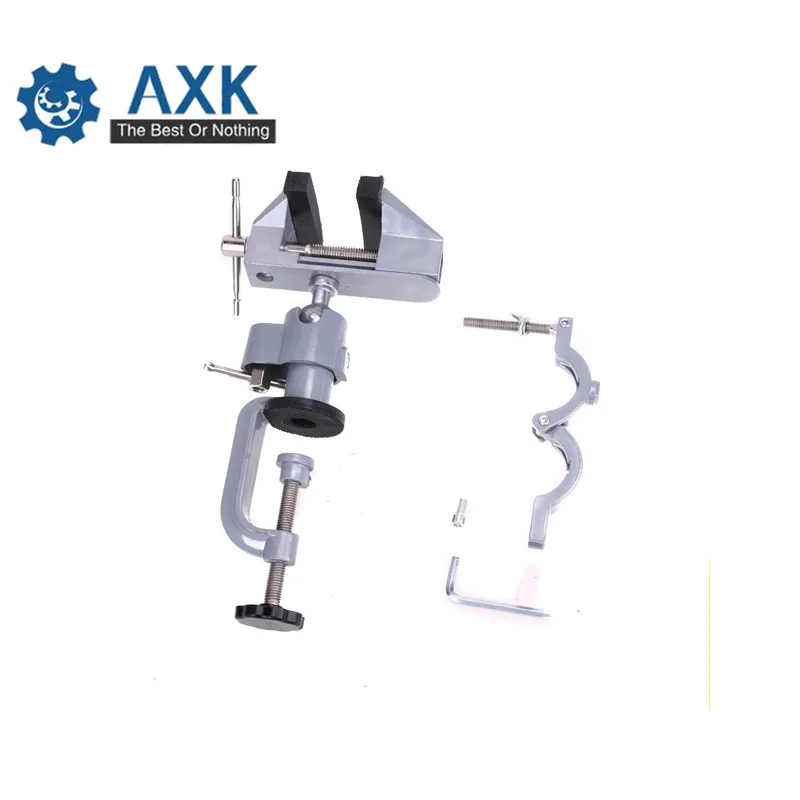 

Multinational 2 in 1 Table Vise Bench Vice Aluminium Alloy 360 Degree Rotating Universal Vise Precise Mini Vise Clamp alloet