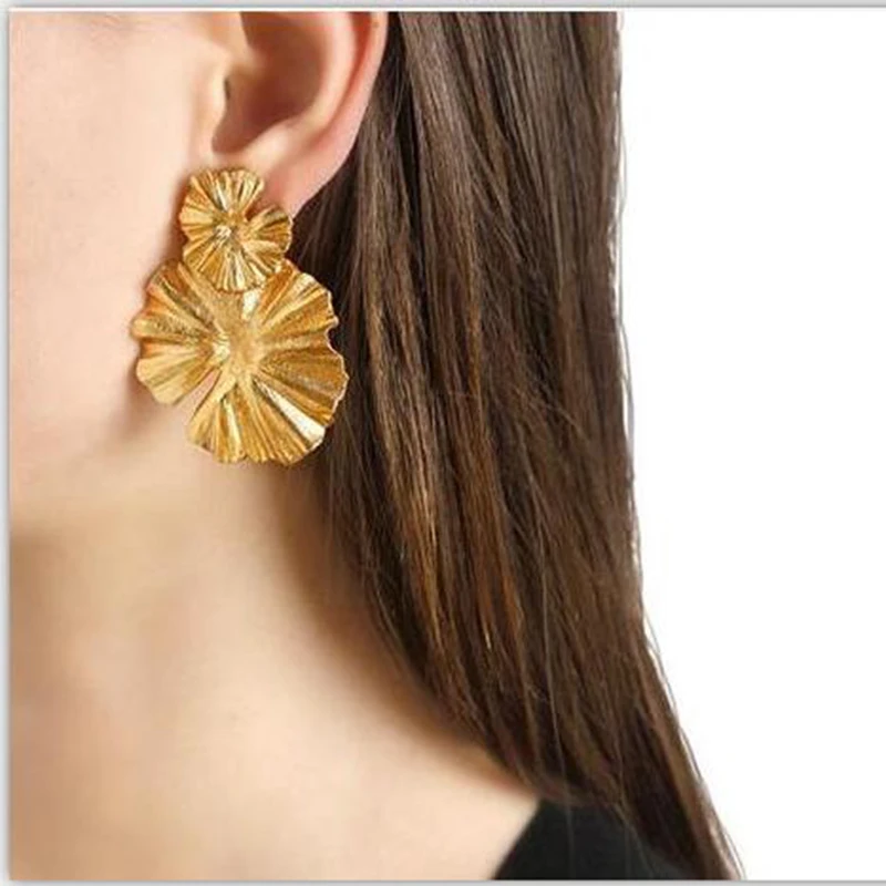 

Dvacaman Summer Colorful Maxi Big Statement Earrings for Women 2018 Boho Fashion Drop Earrings New Flower Dangle Earrings AC87