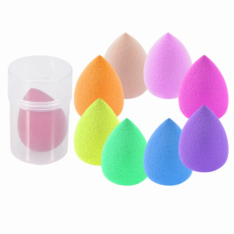 

ELECOOL 9 Colors Makeup Sponge with Box Smooth Foundation Face Powder Makeup Puff Esponja Maquiagem Beauty Make Up Tools