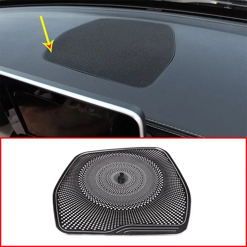 

1pcs Burmester Design Car Dashboard Speaker Cover Trim For Mercedes Benz C GLC Class