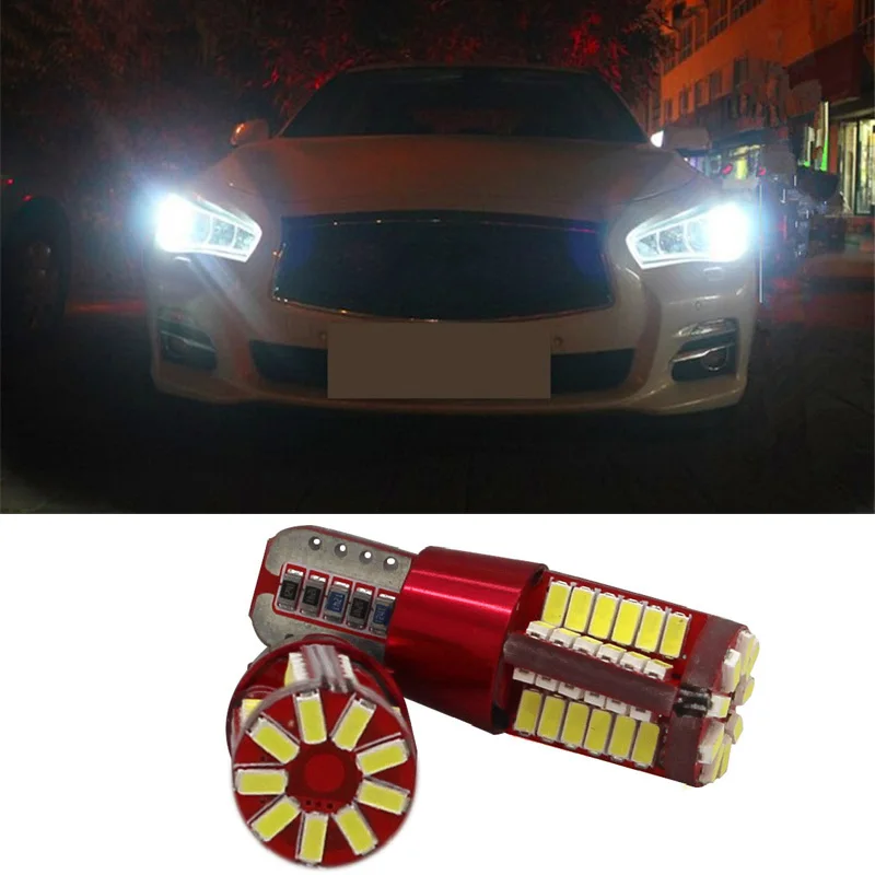 

2x Canbus W5W LED T10 3014 Car Clearance Lights Parking Light for Infiniti FX35 Q50 G35 FX QX70 G37 Q30 QX56 M35 Q70 FX37 QX30