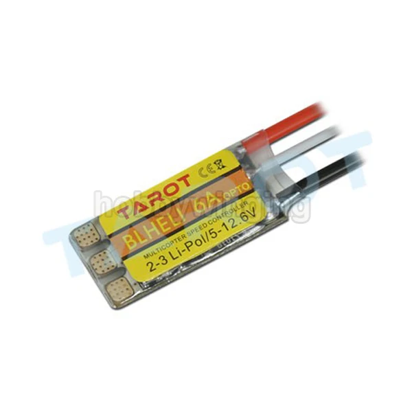 

Tarot TL300G5 6A 2-3S BLHeli Brushless ESC Supports OneShot For120/130/150 FPV QAV RC Multicopter