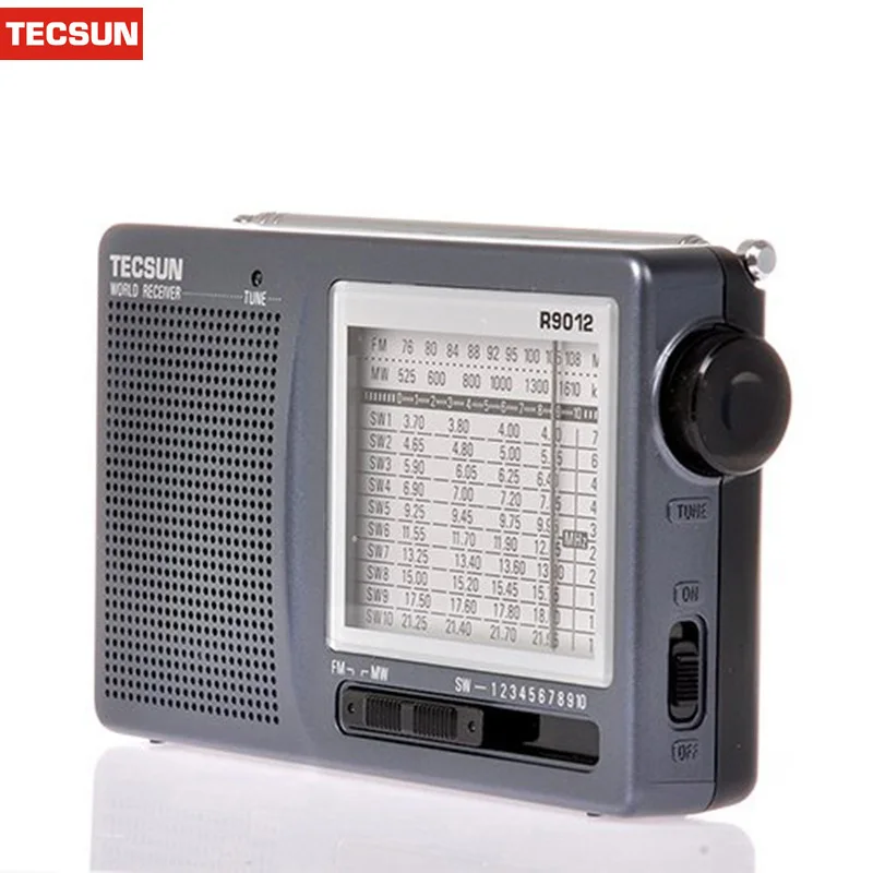 Портативный радио TECSUN R-9012 R9012 12 полоса FM/AM/SW радио многодиапазонный радиоприёмник портативный Y4122H Высокая чувствительность радио TECSUN