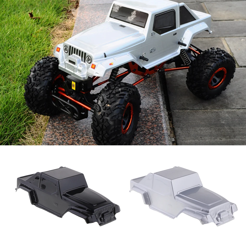 MagiDeal 1:10 RC Rock Crawlers Jeep Body Shell 250mm Wheelbase 2x DIY for Wrangler D90 Axial SCX10 DIY Accessory