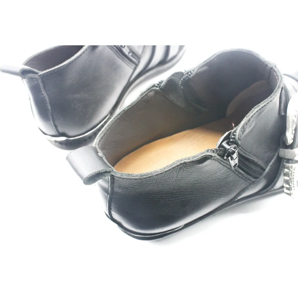 Leather Cowboy Boots - MJ Classic BAD Version Cosplay Shoes image 6