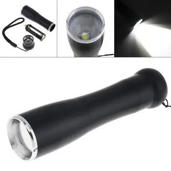 

1000 Lumens T6 LED Light Manual Telescopic Zoom Flashlight Support 3XAAA/One 18650 Battery for Mountaineering / Camping /Hunting