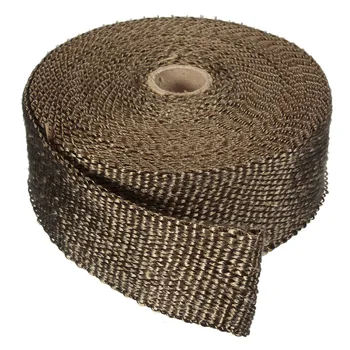 

Fiberglass Exhaust Protection Pipe Heat Header Insulation Tape Turbo Wrap 10M
