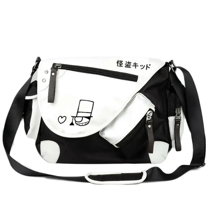 Anime Detective Conan Shoulder Bag Cartoon Crossbody Bag Teens Boys Girls School Bags Cool ...