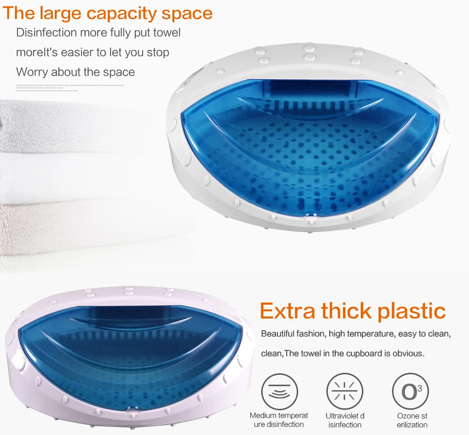 6 UV Sterilizer Professional Nail Art Disinfection & Clean Nail Art Equipment Tray Temperature Sterilizer Tool 220V EU Plug