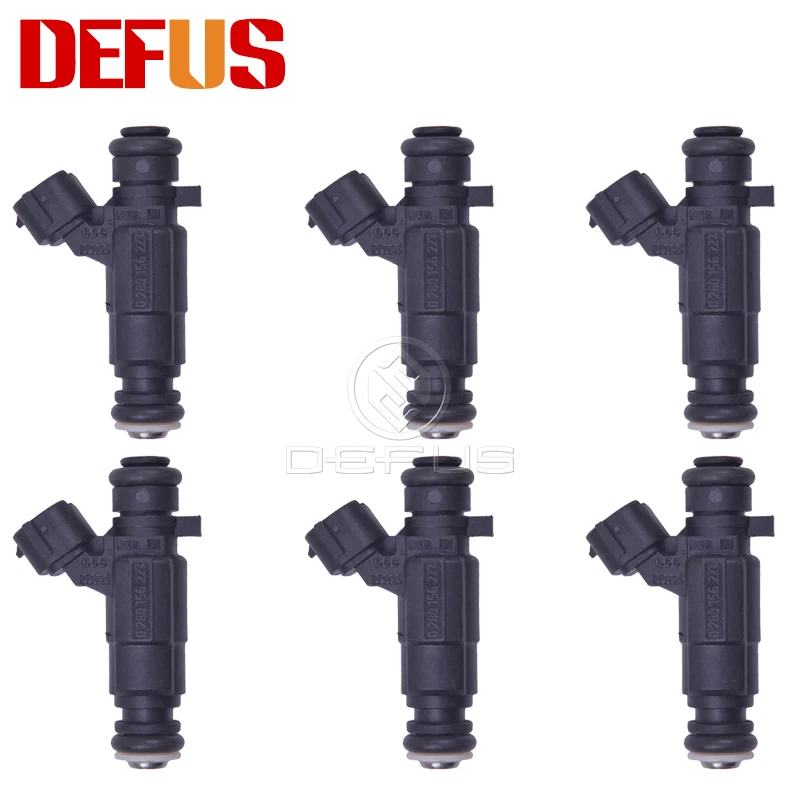 

6X 0280156227 Fuel Injector Bico For Bentley CON TINENTAL FLYING SPUR 6.0 Matched Nozzle Injection 07C906031B 0 280 156 227 NEW