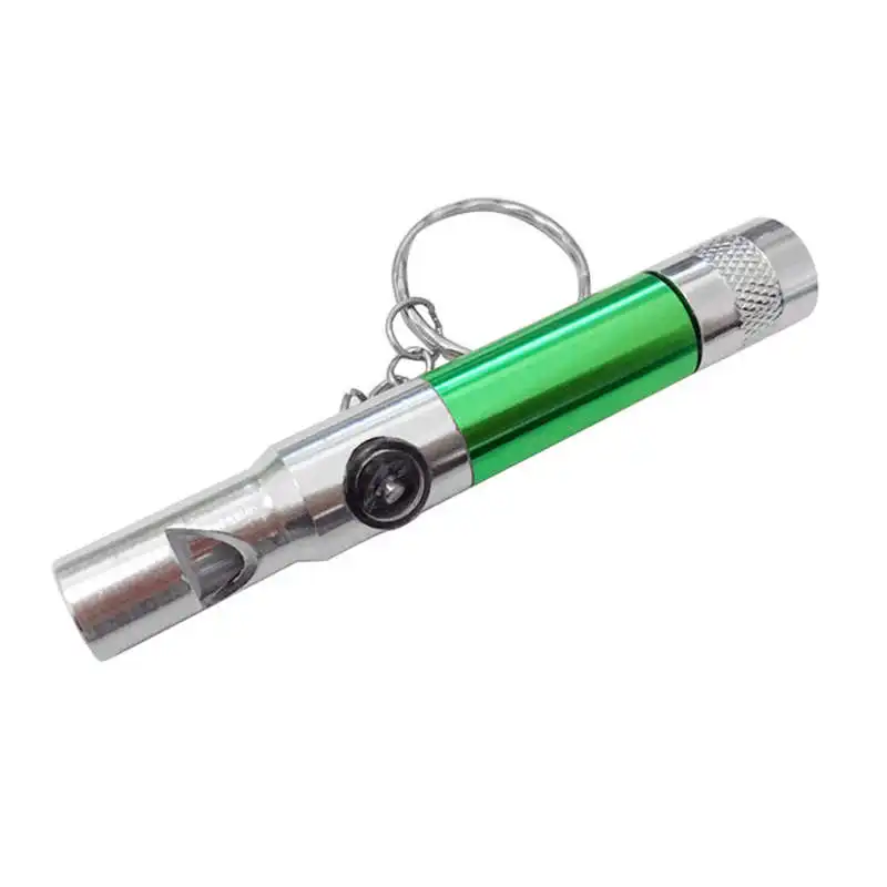 3 In 1 Keychain Flashlight Compass Whistle Camping Survival Hiking Tool powerful led flashlight Mini fanatic #4S10  (3)