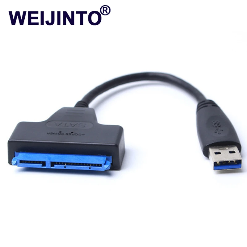 Кабель переходник с USB 3 0 на Sata адаптер 22pin sataIII USB3 для 2 5 &quotsata HDD SSD|usb 3.0 to sata|usb 3.0sata