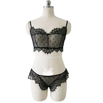 

New Sexy-Women Lace See Through Nightwear Underwear G-string Babydoll Sleepwear Set