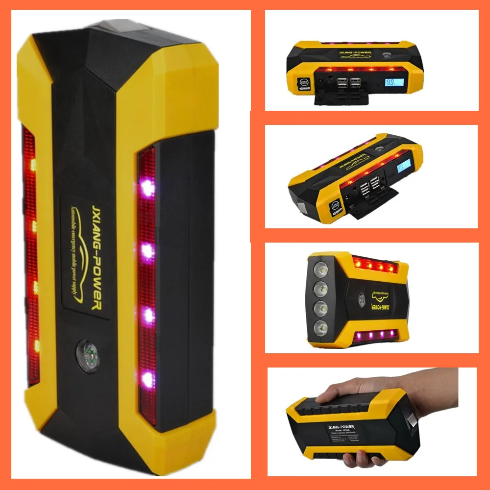 Hot Rated Emergency 12V Car Jump Starter mini protable Power Band Car Starter Petrol Multi Function