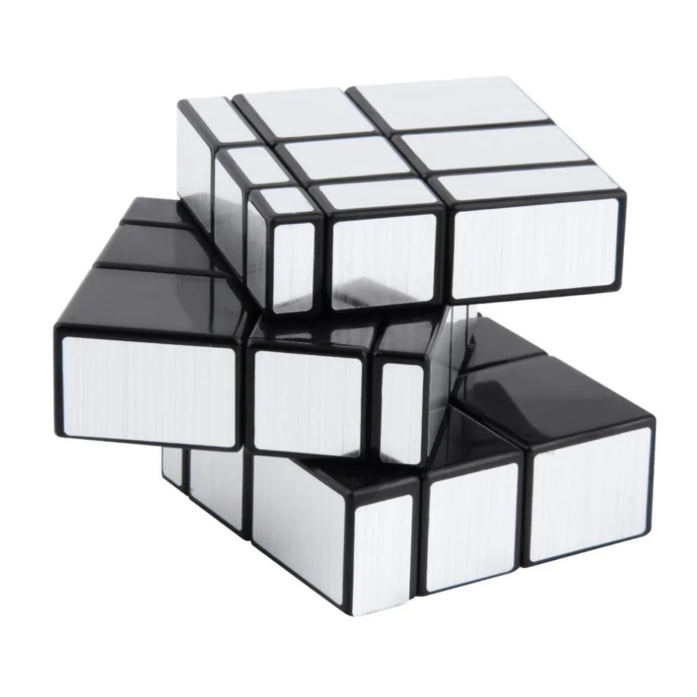 YKS, магический зеркальный куб, профессиональный золотой и серебряный блестящий куб, магический литой пазл с покрытием, скоростной поворот, обучающие и образовательные игрушки, Новинка