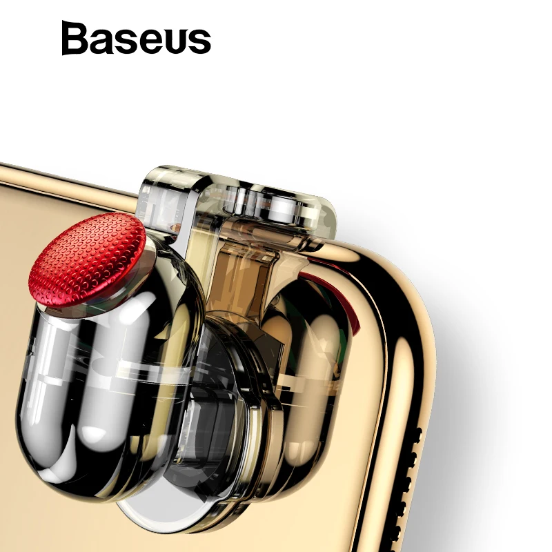 Baseus 1Pair L1 R1 Gaming Trigger Mobile font b Phone b font Games Shooter Controller Fire