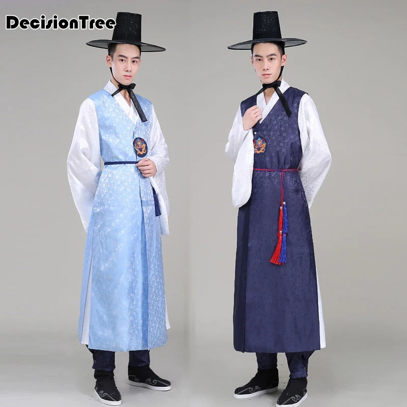 2019 new korean hanbok man traditional clothing korean national costumes male korean traditional