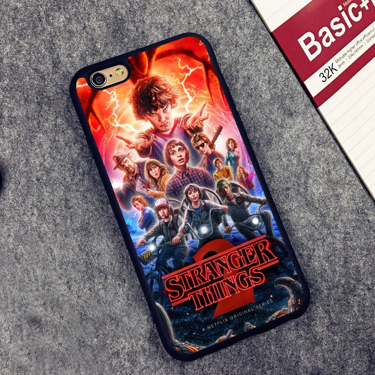 Странные Вещи телесериал мягкой защиты края задняя крышка для iPhone X 8 5 5S SE 6 S 7 Plus |