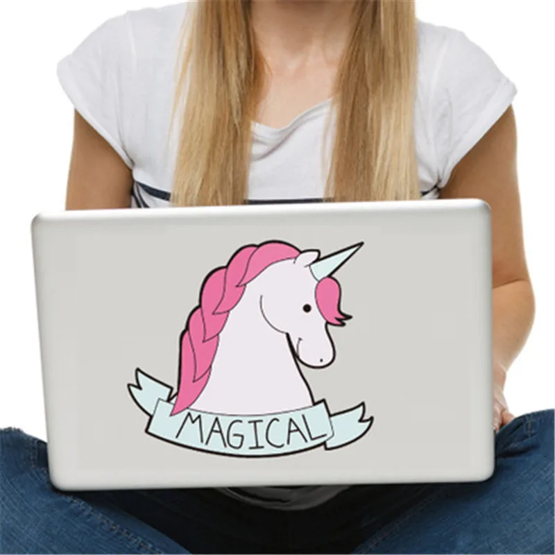 

Magical Creative Anime Personality Unicorn Cartoon Car Stickers for Laptop Body Notebook Stickers Waterproof No Pollution