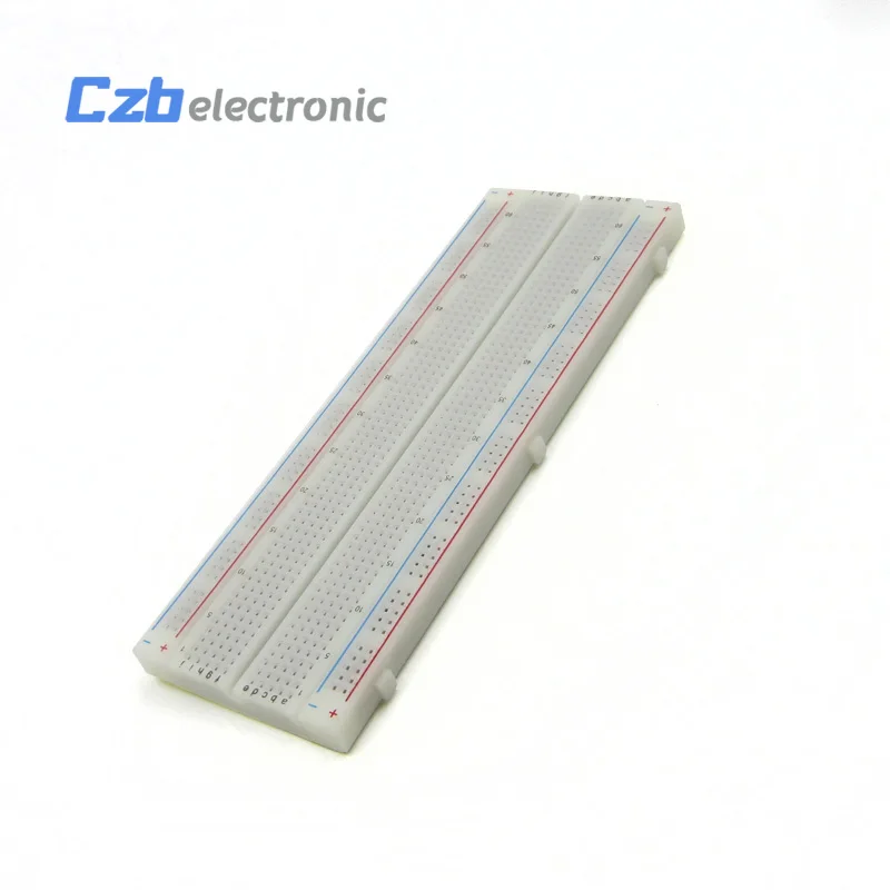HS16B004 NEW MB-102 MB102 Breadboard 830Point 400 Tie Points Mini Solderless Prototype PCB Bread Board Test Develop DIY(4)