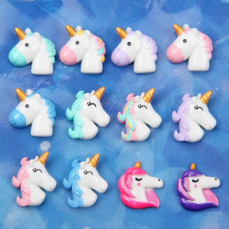

New Unicorn Charms for Slime DIY Candy Polymer Bead Filler Addition Slime Accessories Toys Lizun Modeling Clay Kit Kids Gift E