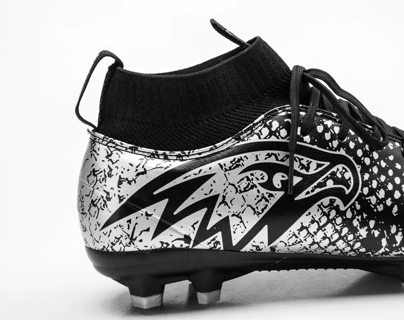 DR. EAGLE футбольная обувь для мужчин Спайк crampoon футбольные бутсы s высокие лодыжки футбольные шиповки, футбольные бутсы