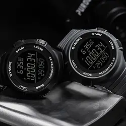 Мужские спортивные часы на открытом воздухе секундомер таймер часы для бега водостойкие электронные часы 9102
