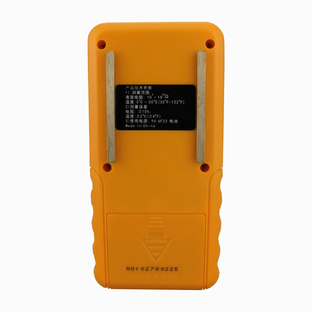 Smart sensor Portable LCD display surface resistance meter tester Handheld Earth Resistance Meter with Data Holding function