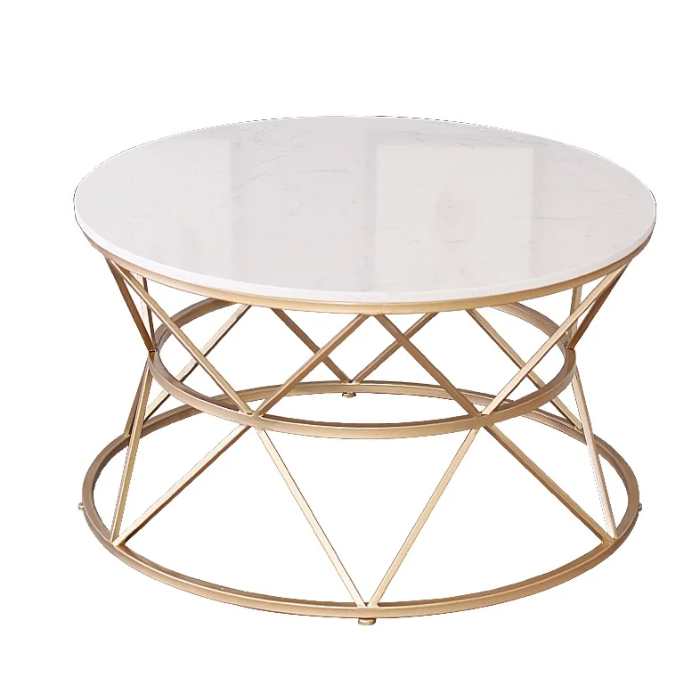 

30pcs PACK, 50cm(19") High Marble Coffee Table with Steel Frame