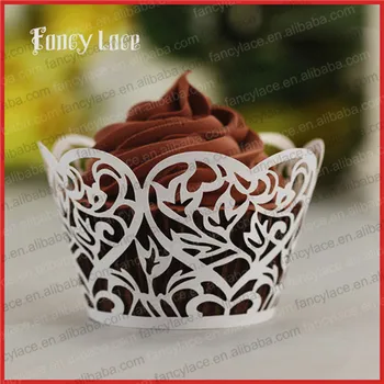 

50pcs Party Table Decorations Laser Paper Cake Liners Cupcake Lase Fondant Cakes Cupcake Wrapers Supplies