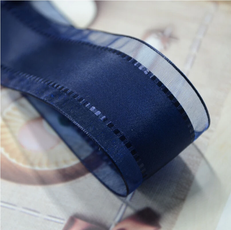 

4m/roll Width 25mm High Quality Organza Korea Ribbon Diy Hair Accessory Material Accessories Kit Bow Hairpin Lace Free Shipping