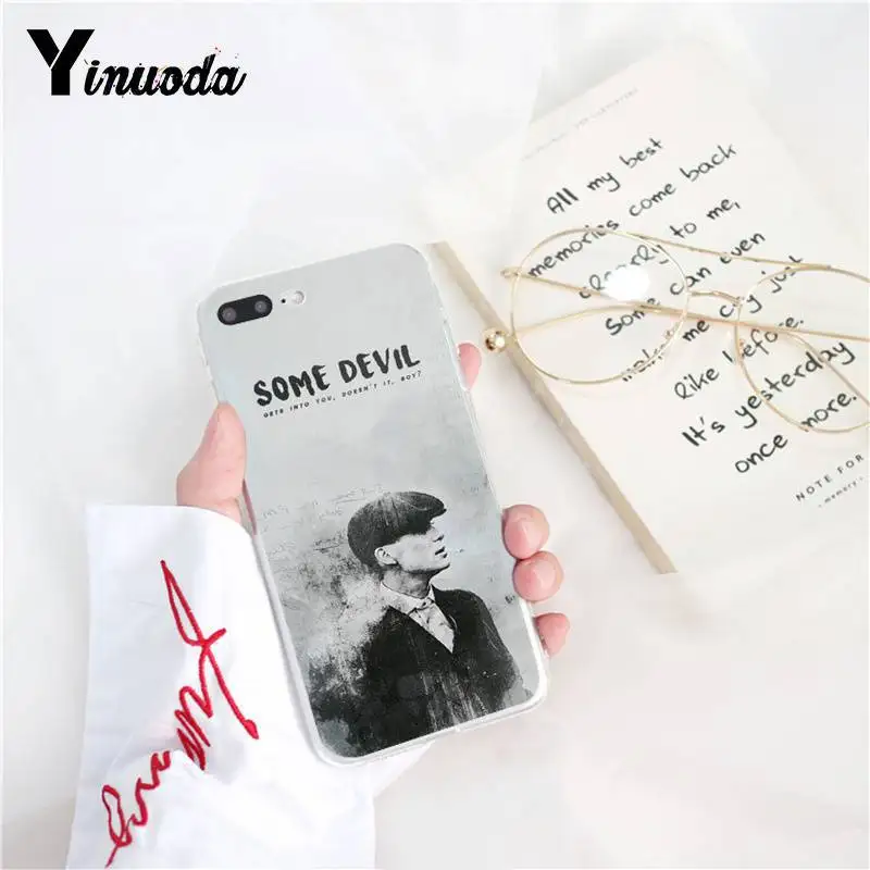 Yinuoda острые козырьки Coque PEAKY blinds шаблон мягкий чехол для телефона для iPhone 8 7 6 6S Plus X XS MAX 5 5S SE XR 11 11pro 11promax - Цвет: A9