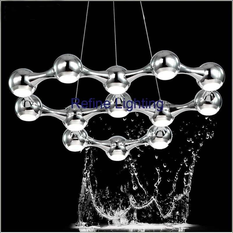 Modern Pendant Light Lamp Loft Creative Personality American Style For Living Room LED Hanging lamps Chrome