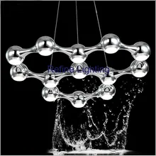 Modern Pendant Light Lamp Loft Creative Personality American Style For Living Room LED Hanging lamps Chrome Warm White Fixture