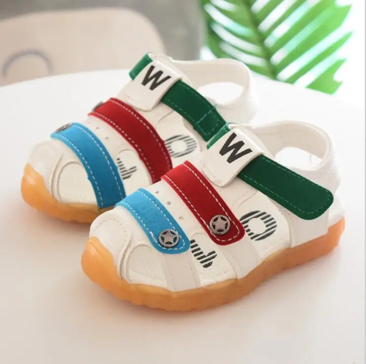 Г., новая летняя обувь для маленьких мальчиков и девочек мягкие Нескользящие Детские сандалии для младенцев 002