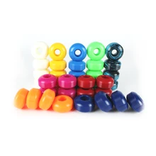 Free Shipping 4pcs Skateboard Wheels 95A Double Rocker Wheels 52mm*32mm PU downspeed sliding Wheels