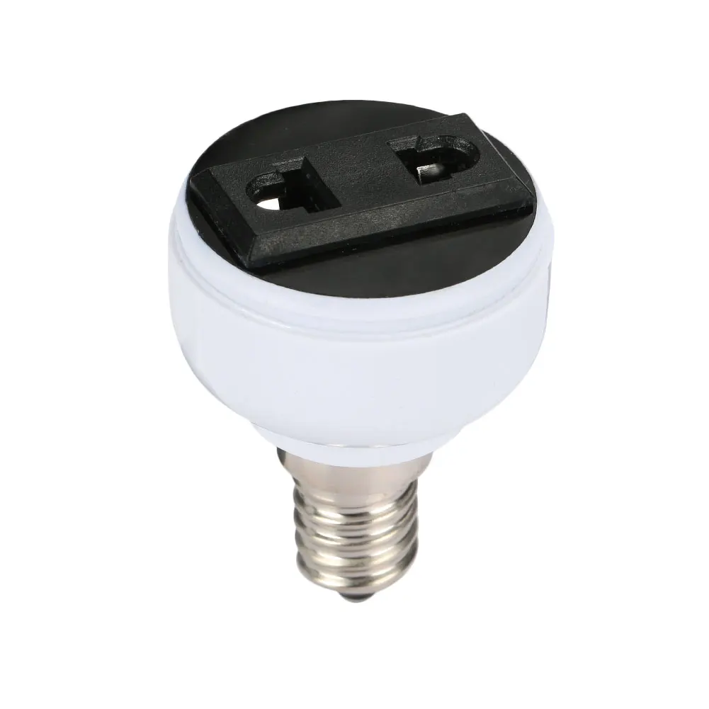 

Convenient Practical Lamp Base Lamp Adapter Bulb Holder White for EU/ US Plug ABS Converter Lighting Parts Power Socket