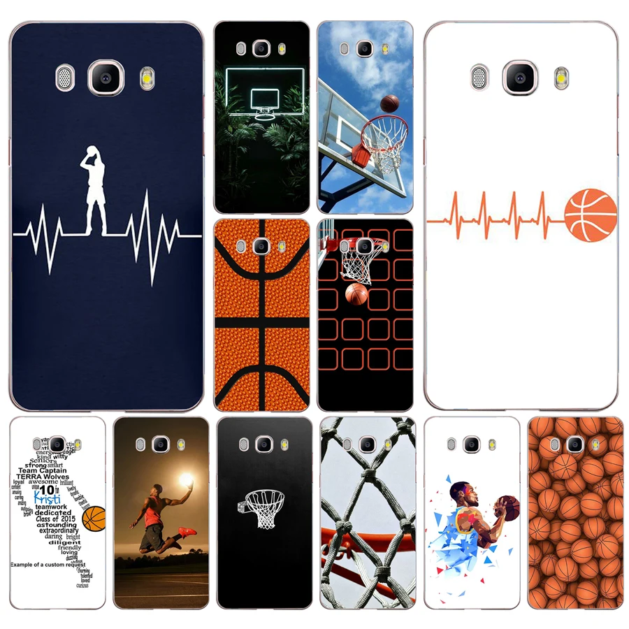 

135FG Luxury basketball Soft Silicone Tpu Cover phone Case for Samsung j3 j5 j7 2016 2017 j330 j2 j6 Plus 2018