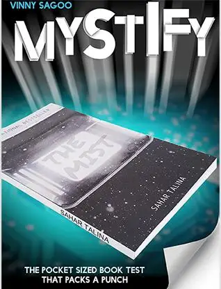 Mystify(Gimmicks и онлайн инструкции) Vinny Sagoo Волшебные трюки Карманный-Размер книга тест Magia крупным планом реквизит для фокусов ментализм