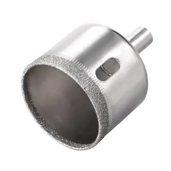 

uxcell 52mm Long Diamond Drill Cutter Drilling Tool Kit Tip Glass Bits Hole Saw for Glass Ceramic Porcelain Tiles 32mm-38mm 8pcs