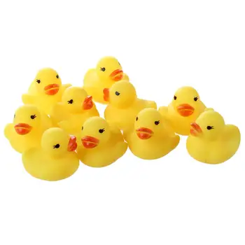 

MACH 10x Baby Kids Educational Bathing Toy Rubber Race Squeaky Duck Dolls