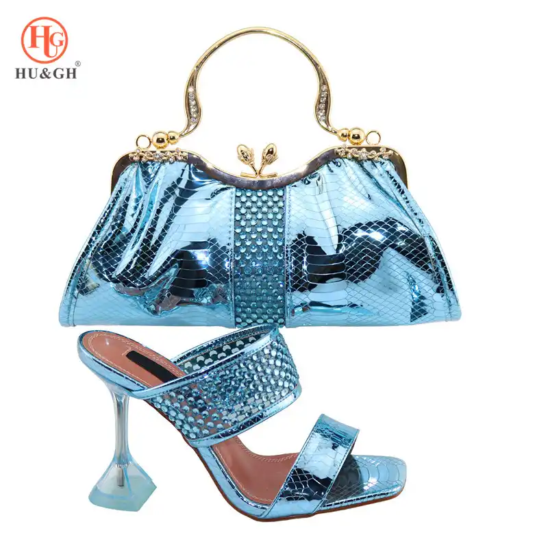 matching designer shoes and handbags